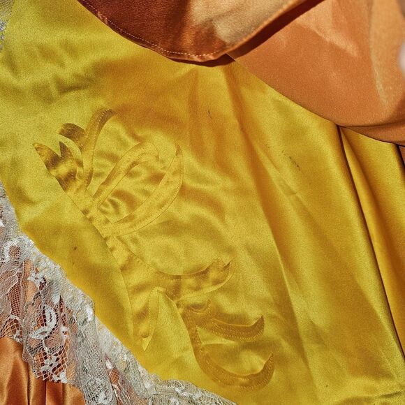 Super Mario Bros Adult Princess Daisy Peach Halloween Cosplay Costume Sz 6 Gown - Picture 12 of 14